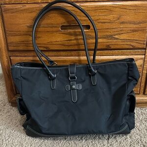 Etienne Aigner Black Tote Bag